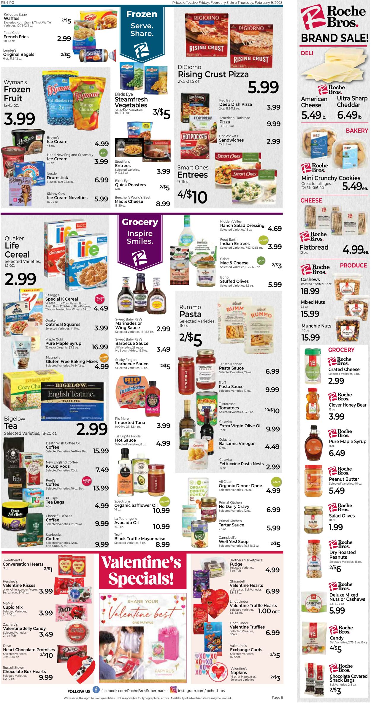 Weekly ad Roche Bros 02/03/2023 - 02/09/2023