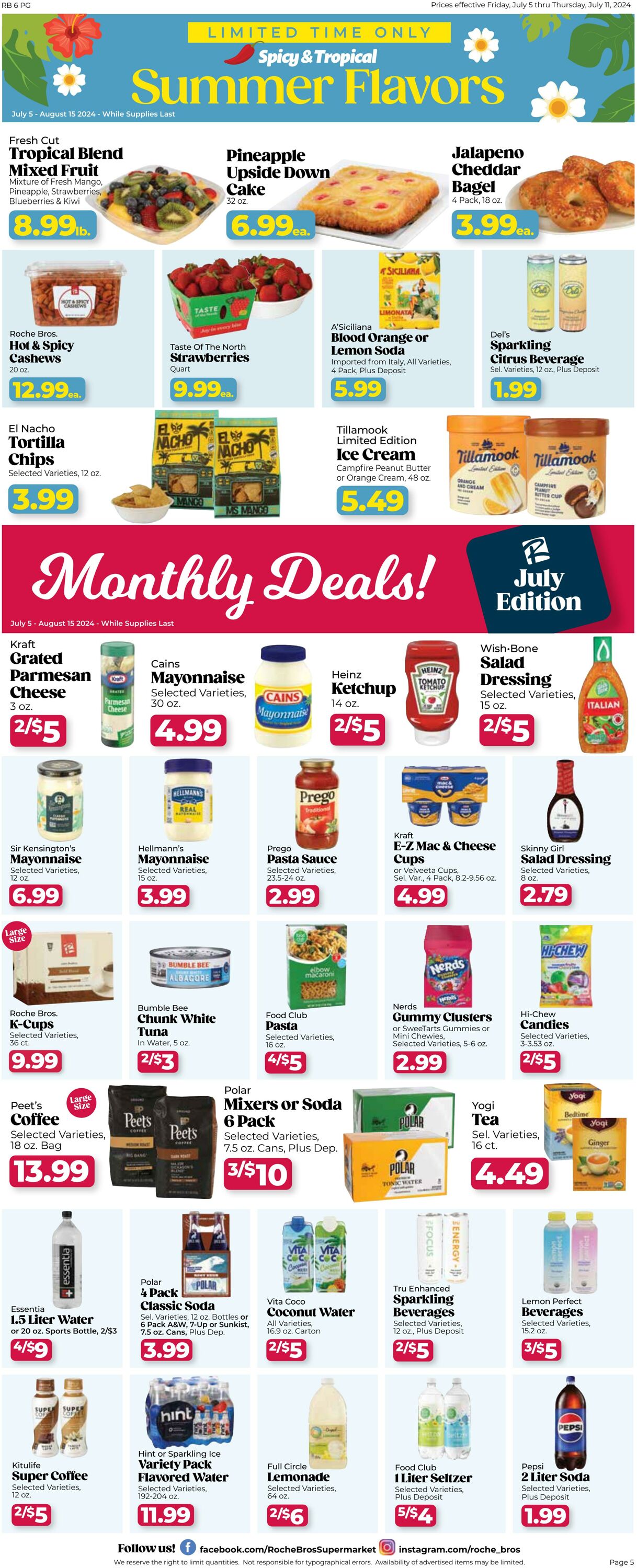 Weekly ad Roche Bros 07/26/2024 - 08/01/2024