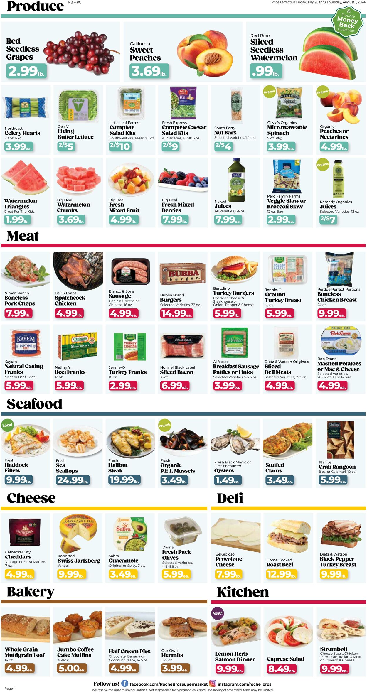 Weekly ad Roche Bros 07/26/2024 - 08/01/2024