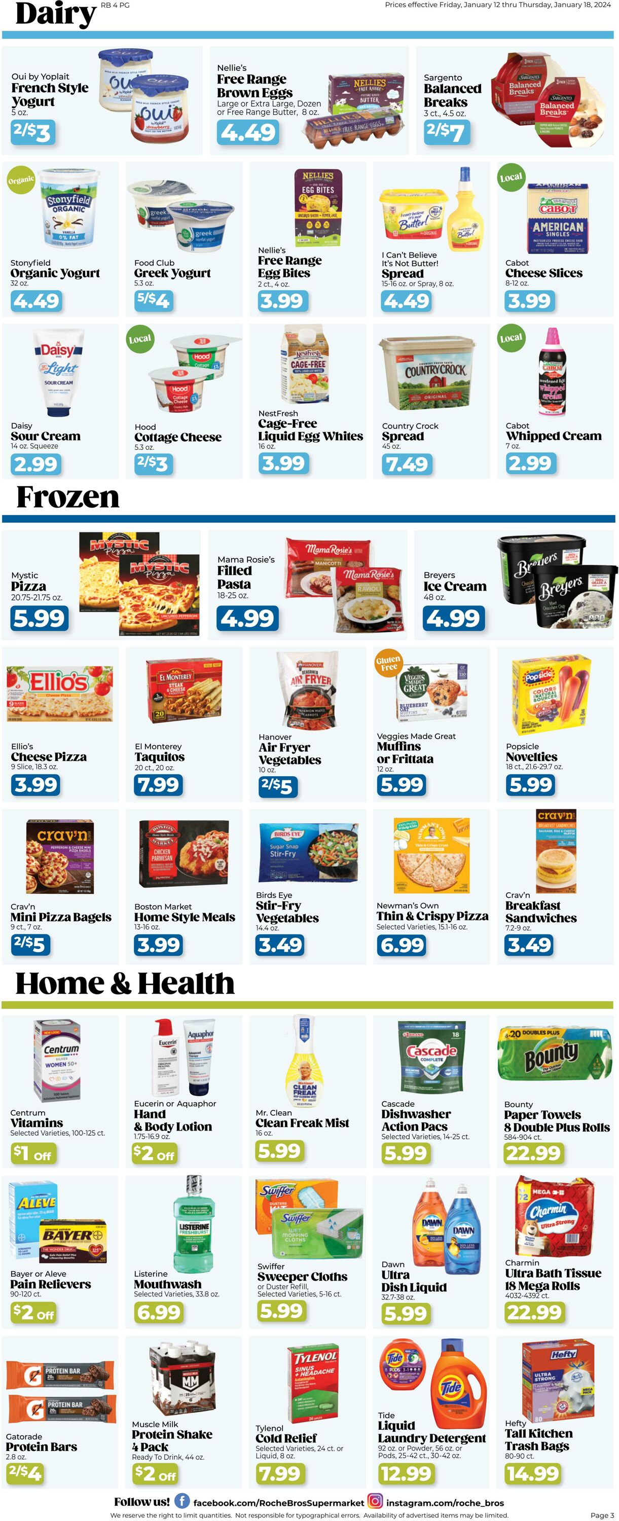 Weekly ad Roche Bros 01/12/2024 - 01/18/2024
