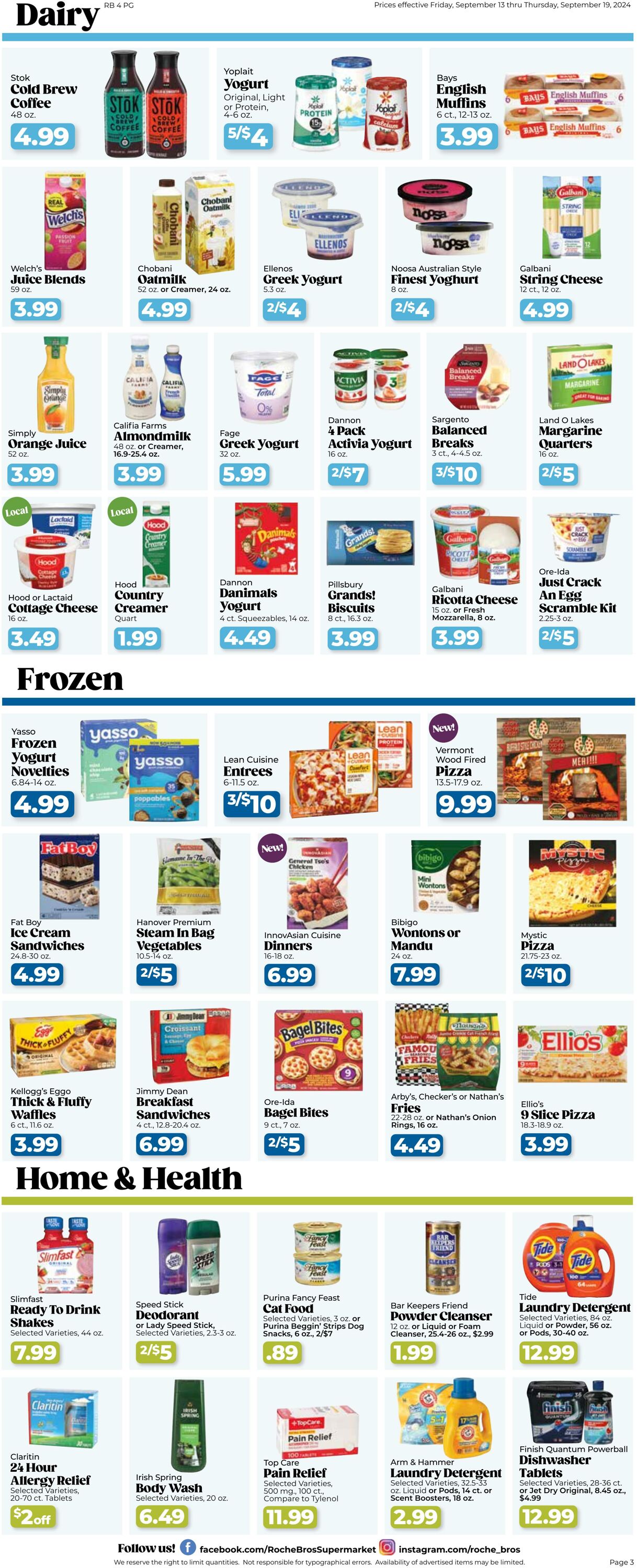 Weekly ad Roche Bros 09/13/2024 - 09/19/2024