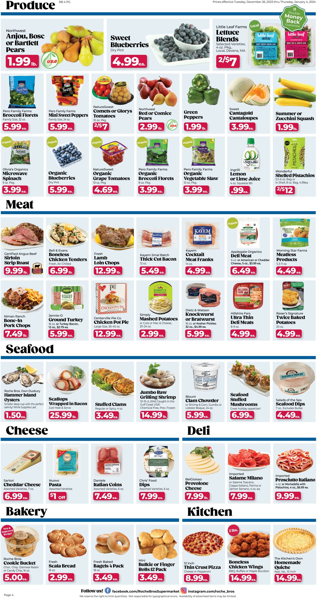 Weekly ad Roche Bros 12/22/2023 - 12/28/2023