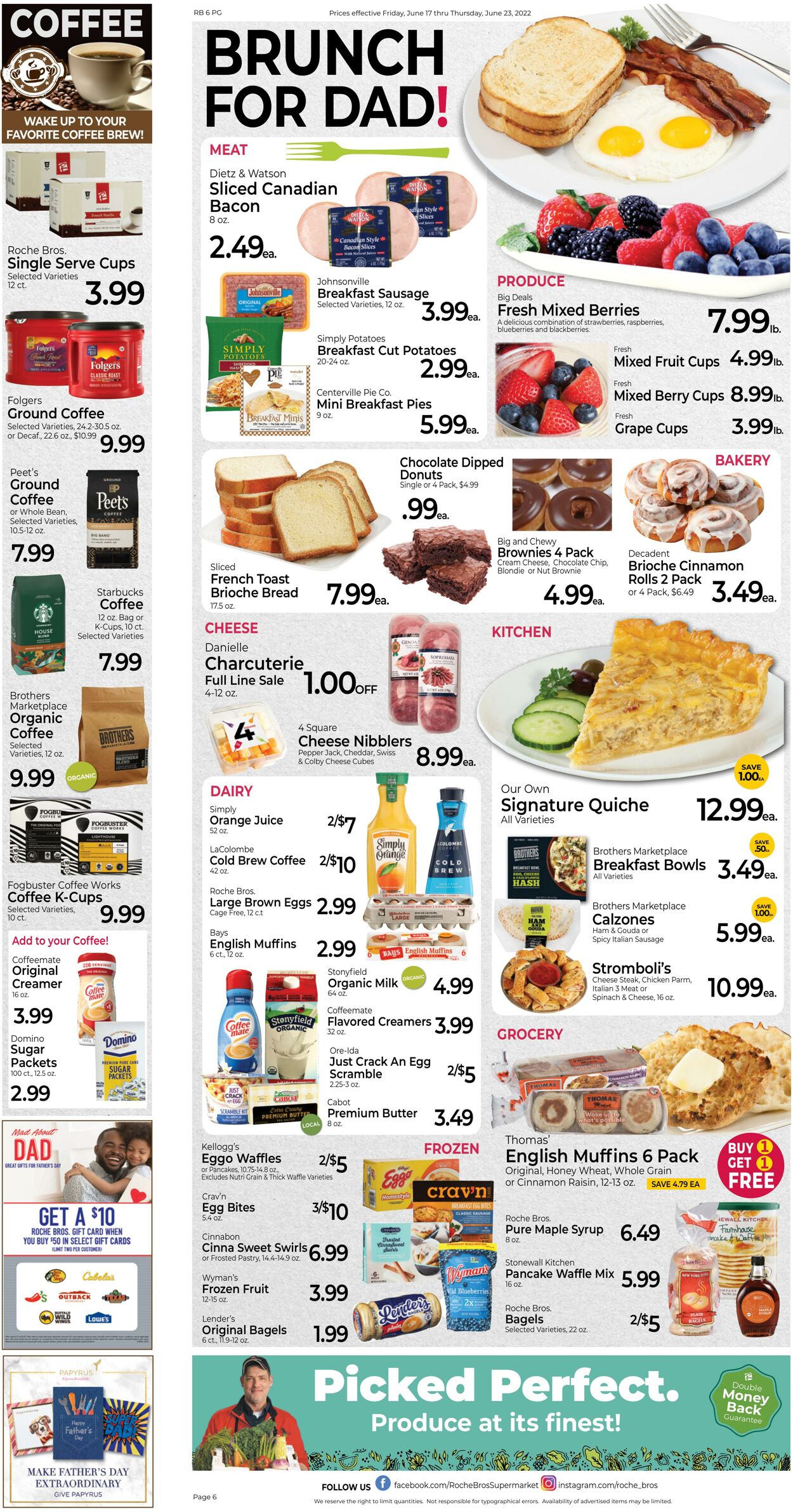Weekly ad Roche Bros 06/17/2022 - 06/23/2022