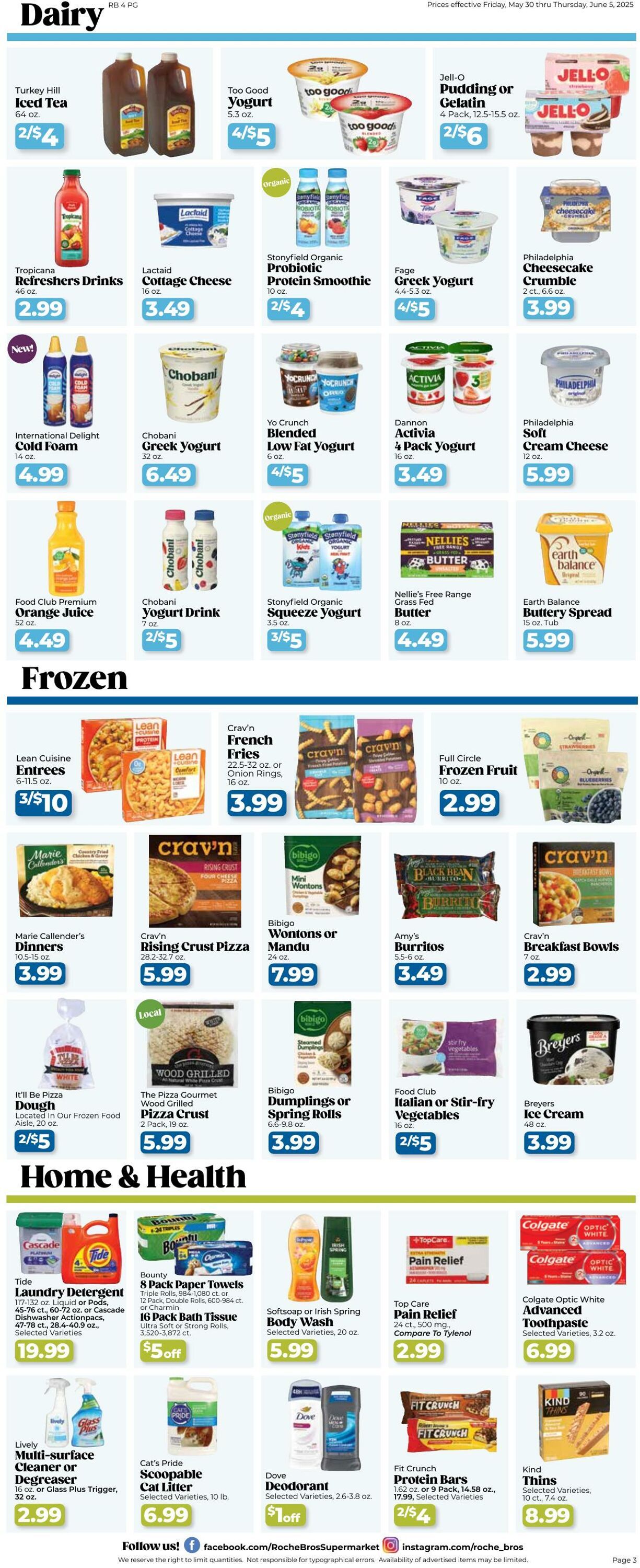 Weekly ad Roche Bros 05/30/2025 - 06/05/2025