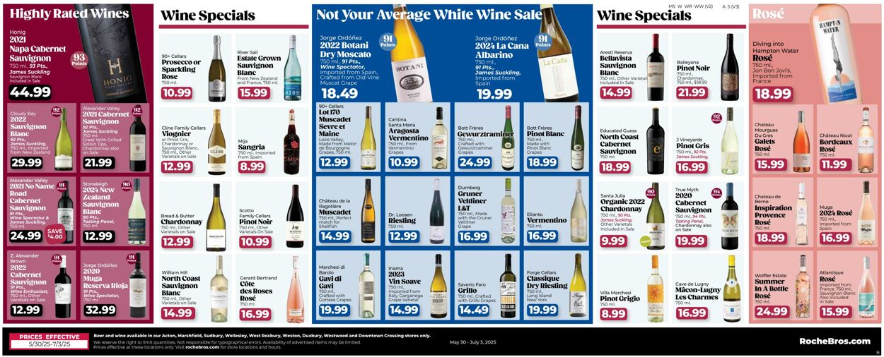 Weekly ad Roche Bros 05/30/2025 - 06/05/2025