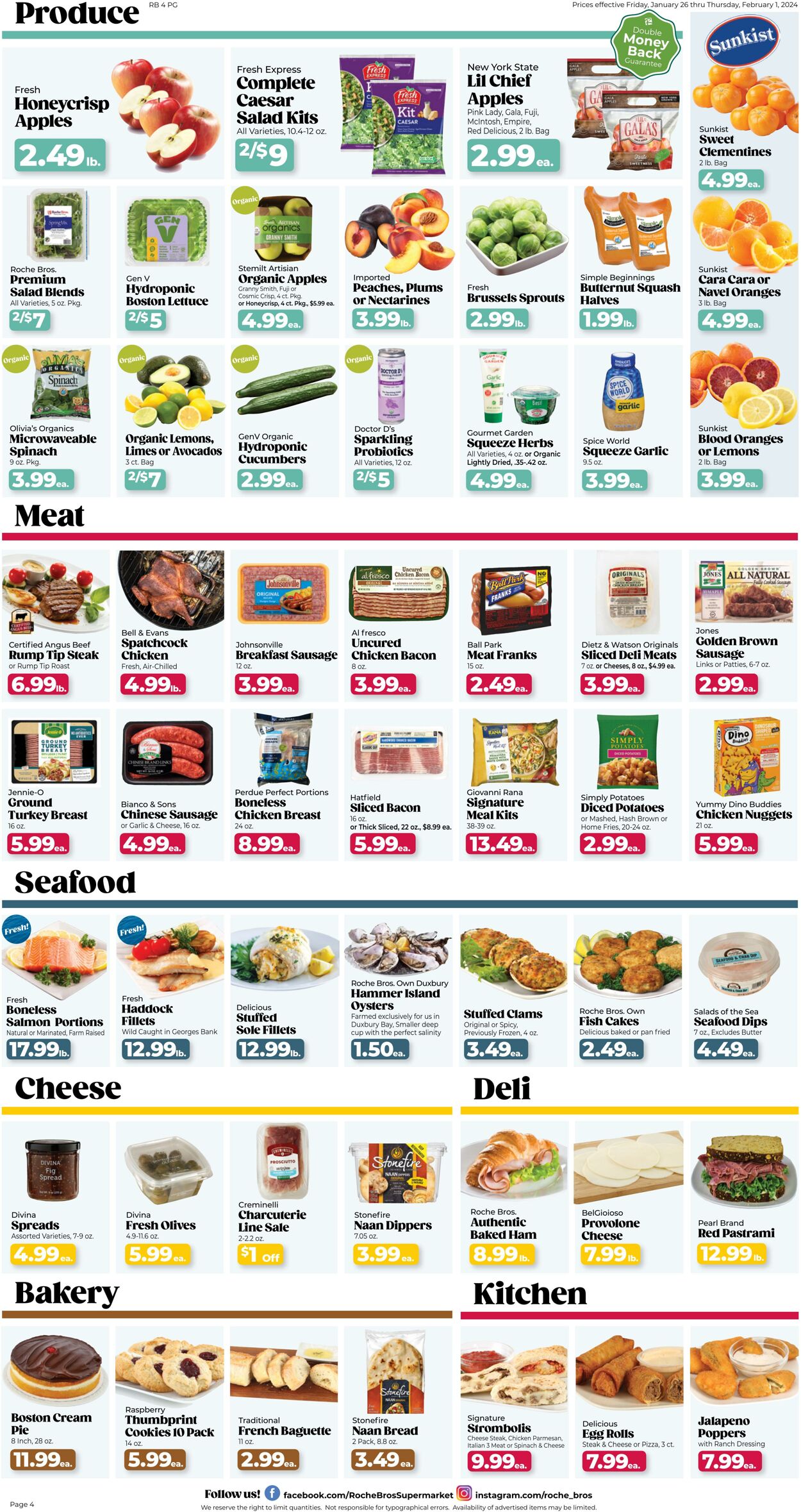 Weekly ad Roche Bros 01/26/2024 - 02/01/2024