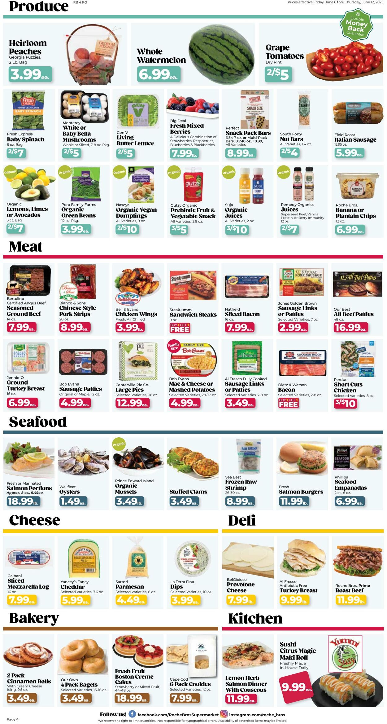 Weekly ad Roche Bros 06/06/2025 - 06/12/2025