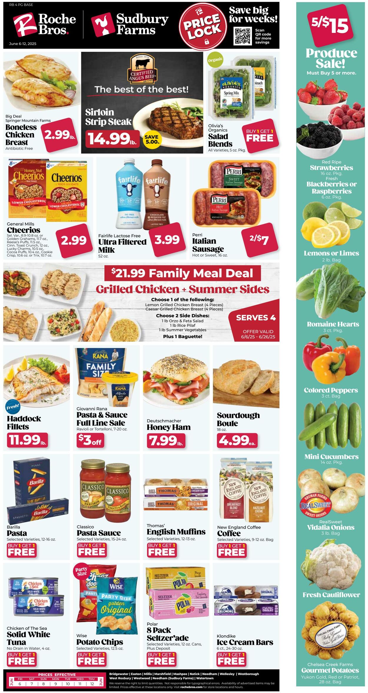 Weekly ad Roche Bros 06/06/2025 - 06/12/2025