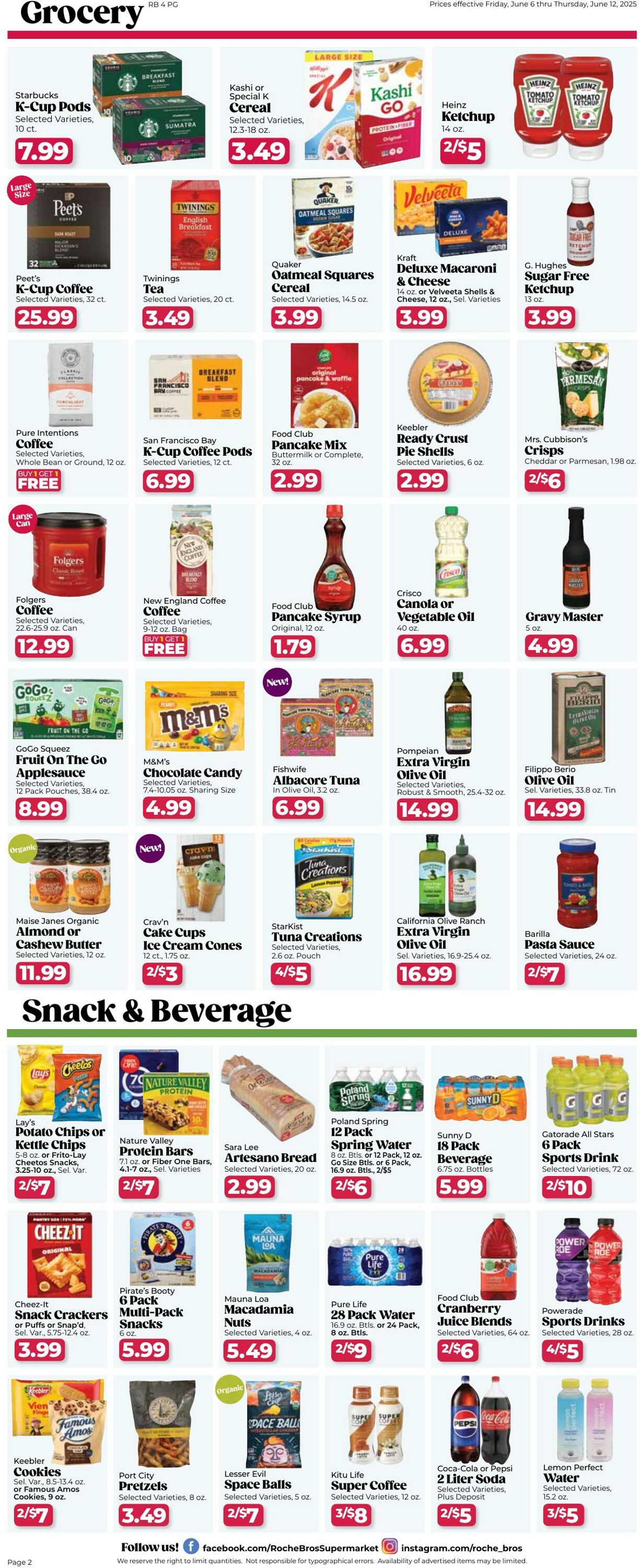 Weekly ad Roche Bros 06/06/2025 - 06/12/2025