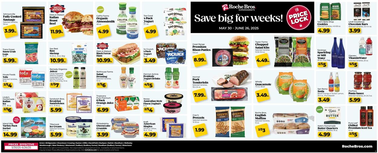 Weekly ad Roche Bros 06/06/2025 - 06/12/2025