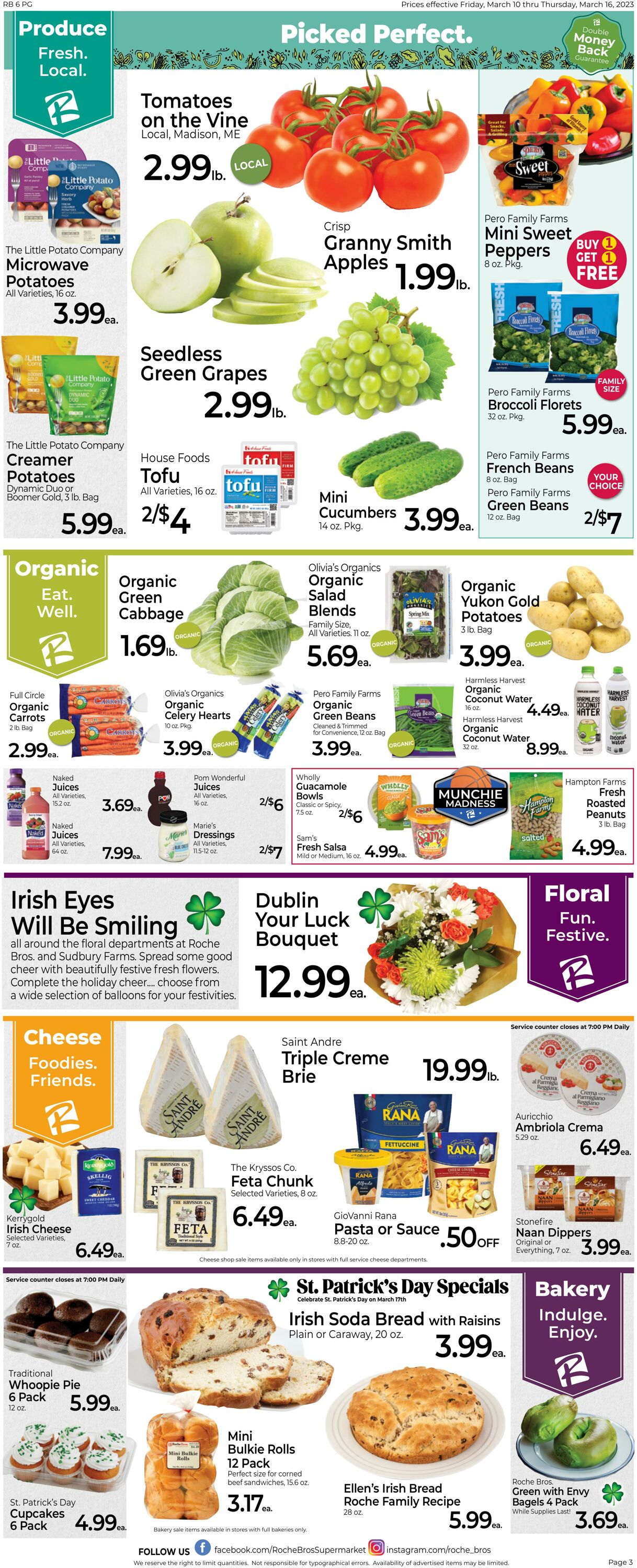 Weekly ad Roche Bros 03/10/2023 - 03/16/2023