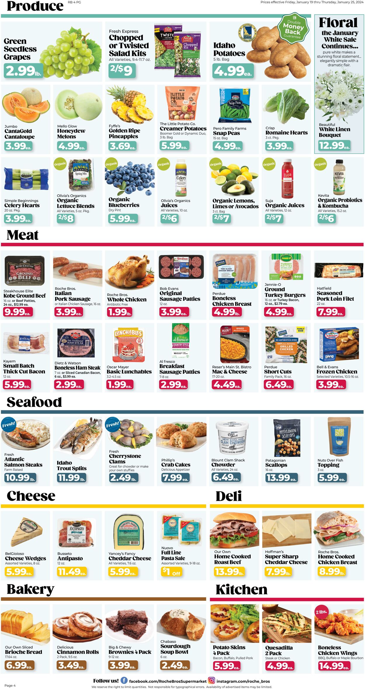 Weekly ad Roche Bros 01/19/2024 - 01/25/2024