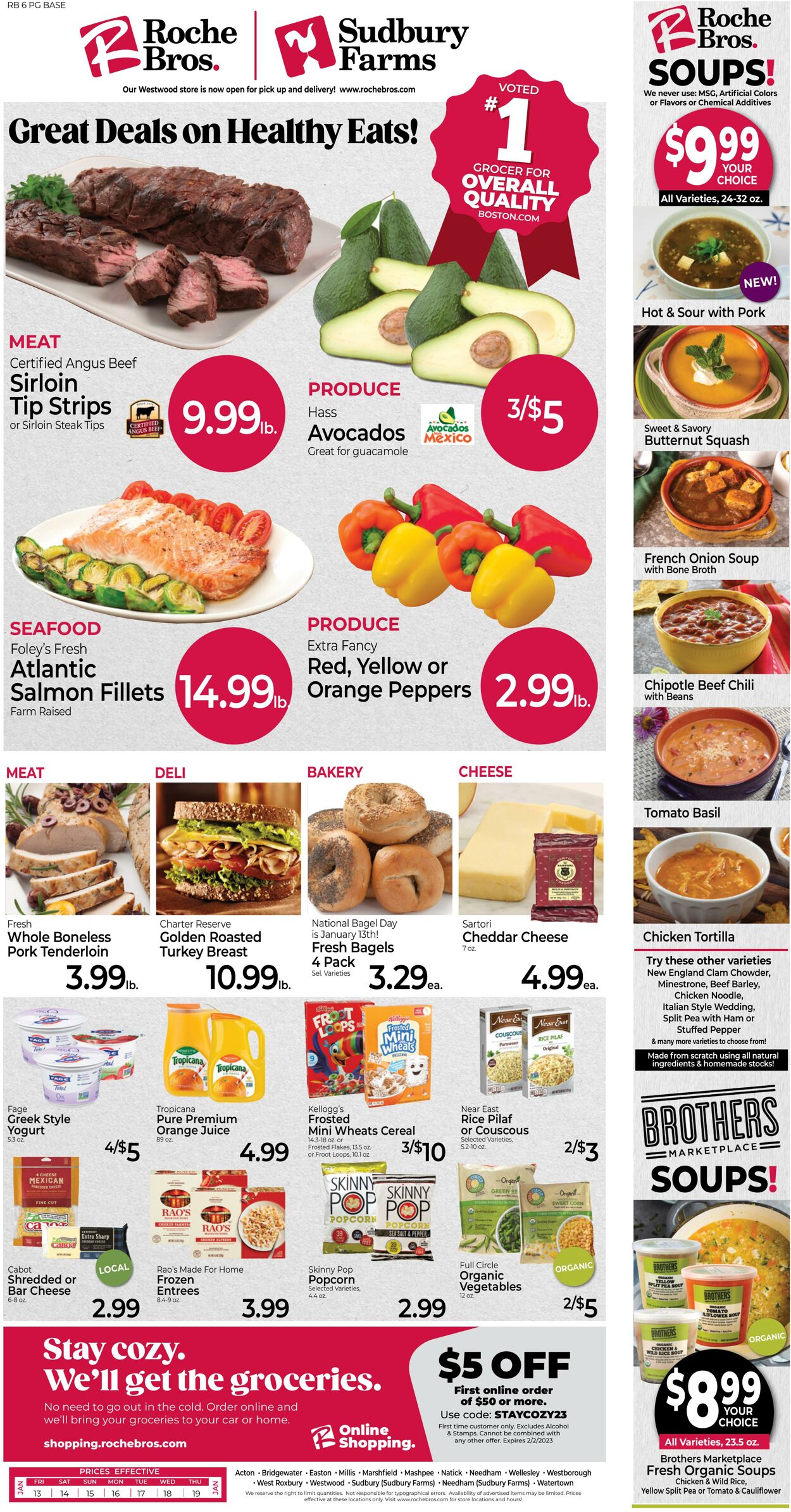 Weekly ad Roche Bros 01/13/2023-01/19/2023