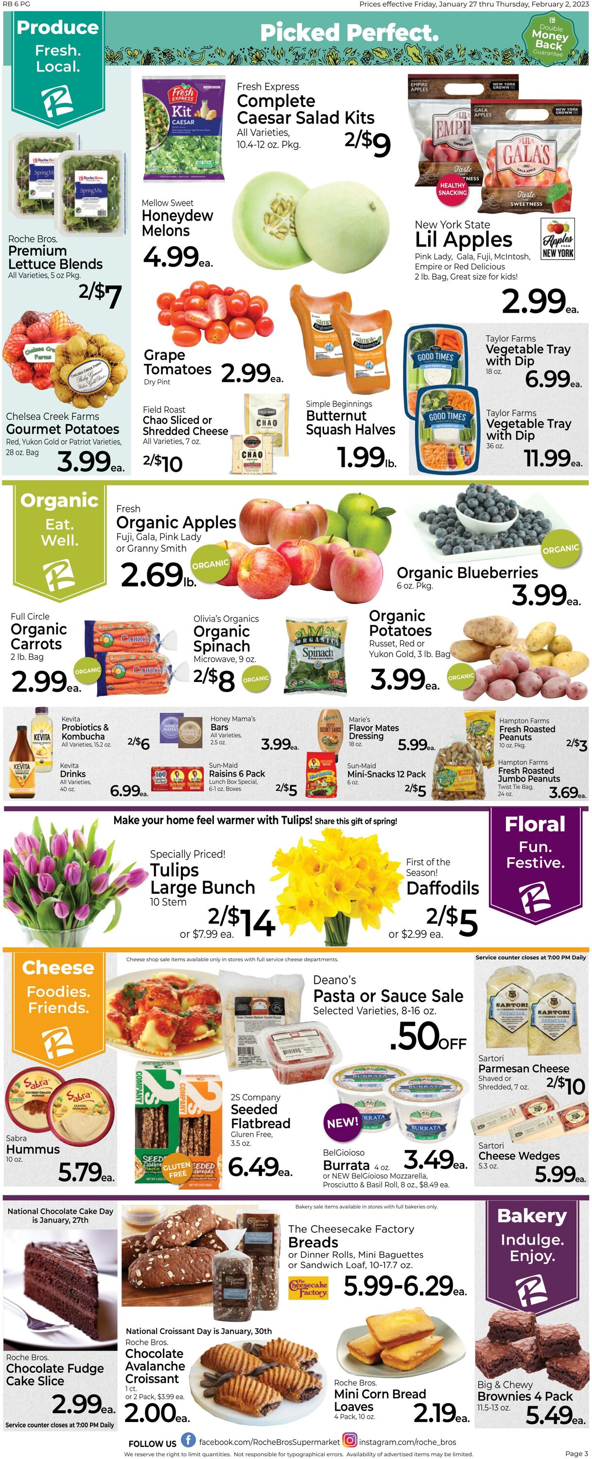 Weekly ad Roche Bros 01/27/2023 - 02/02/2023