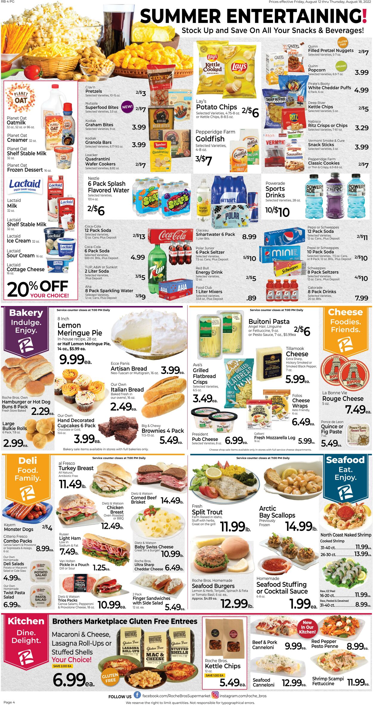 Weekly ad Roche Bros 08/12/2022 - 08/18/2022