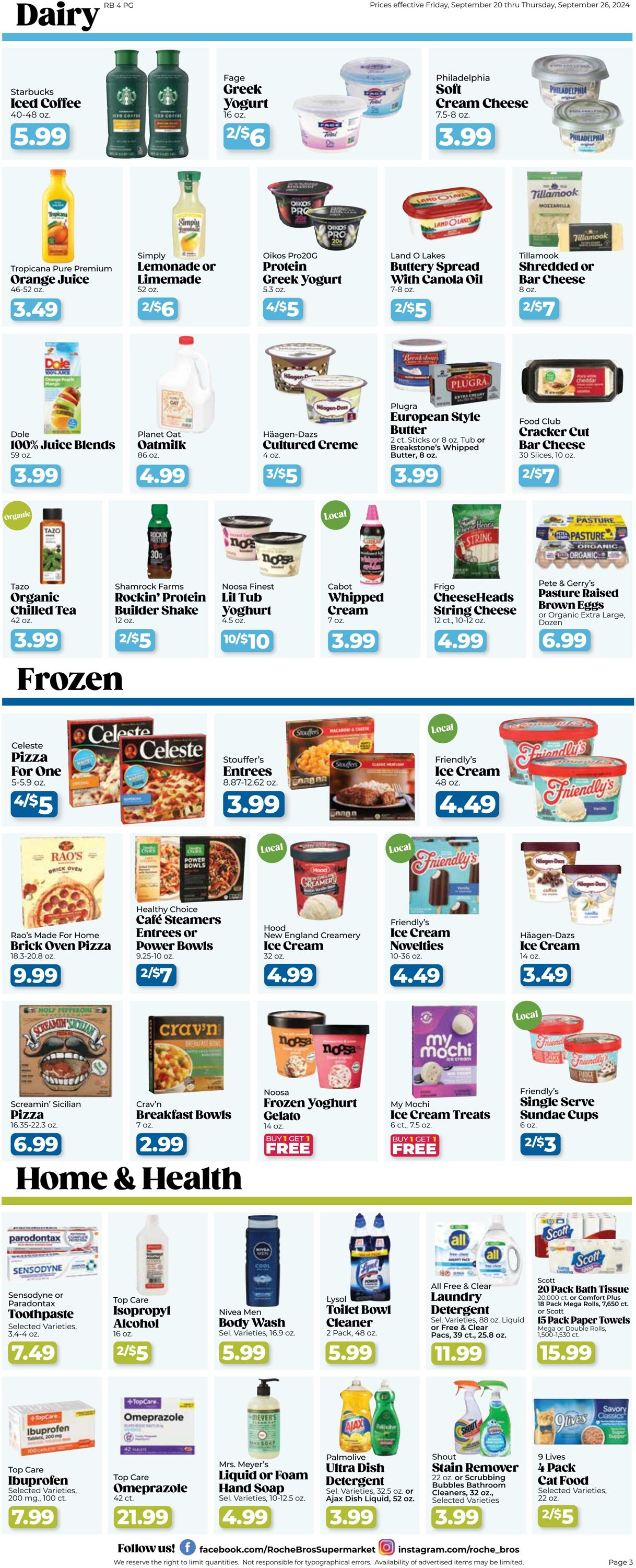 Weekly ad Roche Bros 09/20/2024 - 09/26/2024