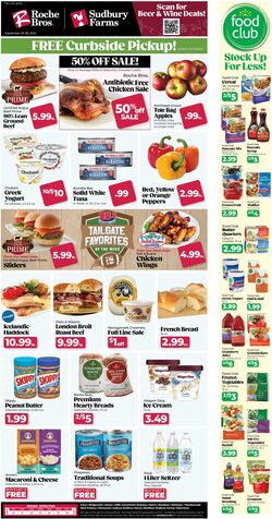 Weekly ad Roche Bros 10/07/2022 - 10/13/2022