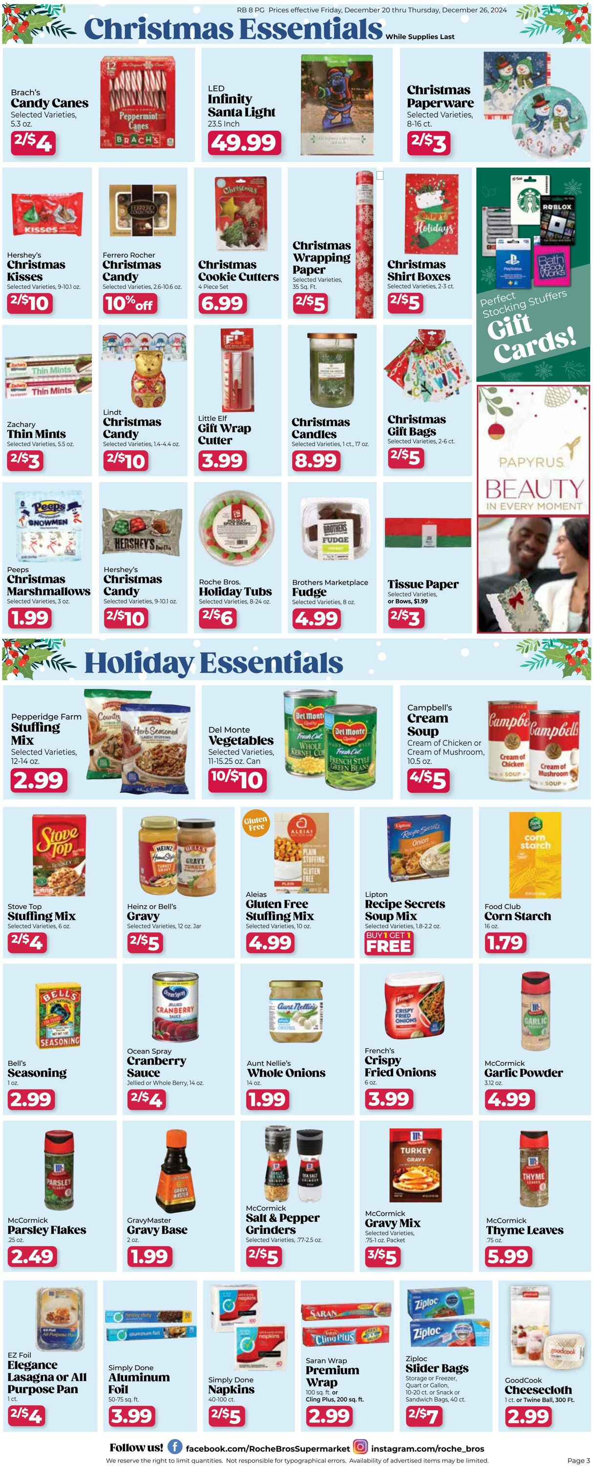 Weekly ad Roche Bros 12/20/2024 - 12/26/2024