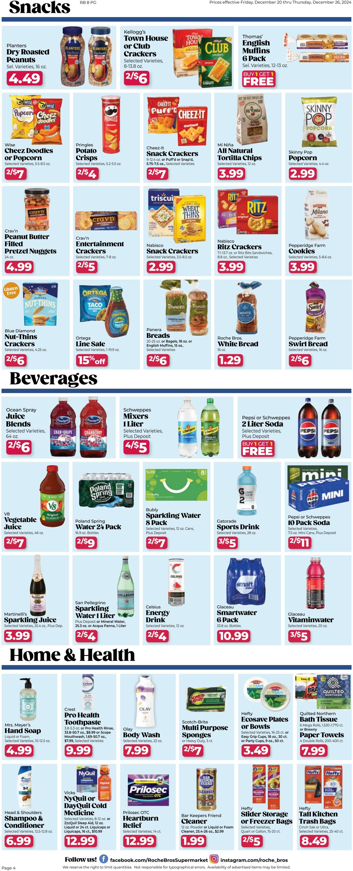 Weekly ad Roche Bros 12/20/2024 - 12/26/2024