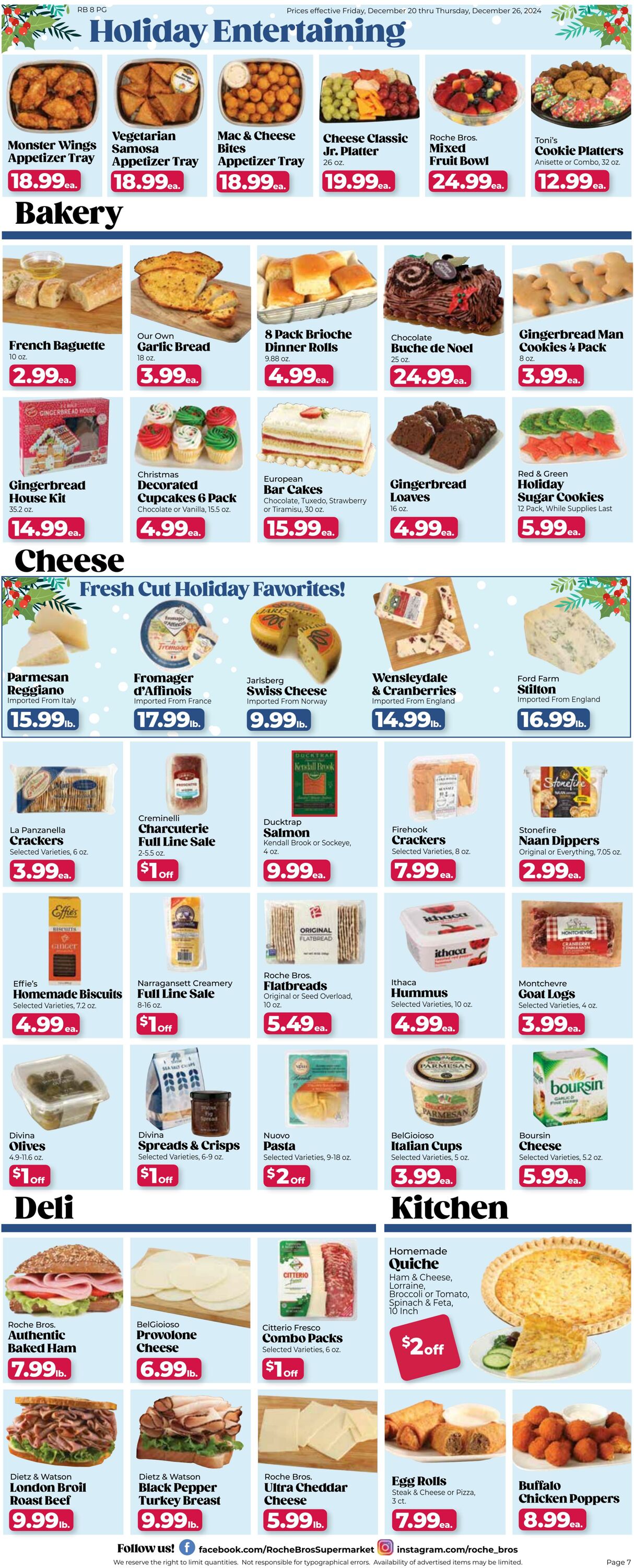 Weekly ad Roche Bros 12/20/2024 - 12/26/2024