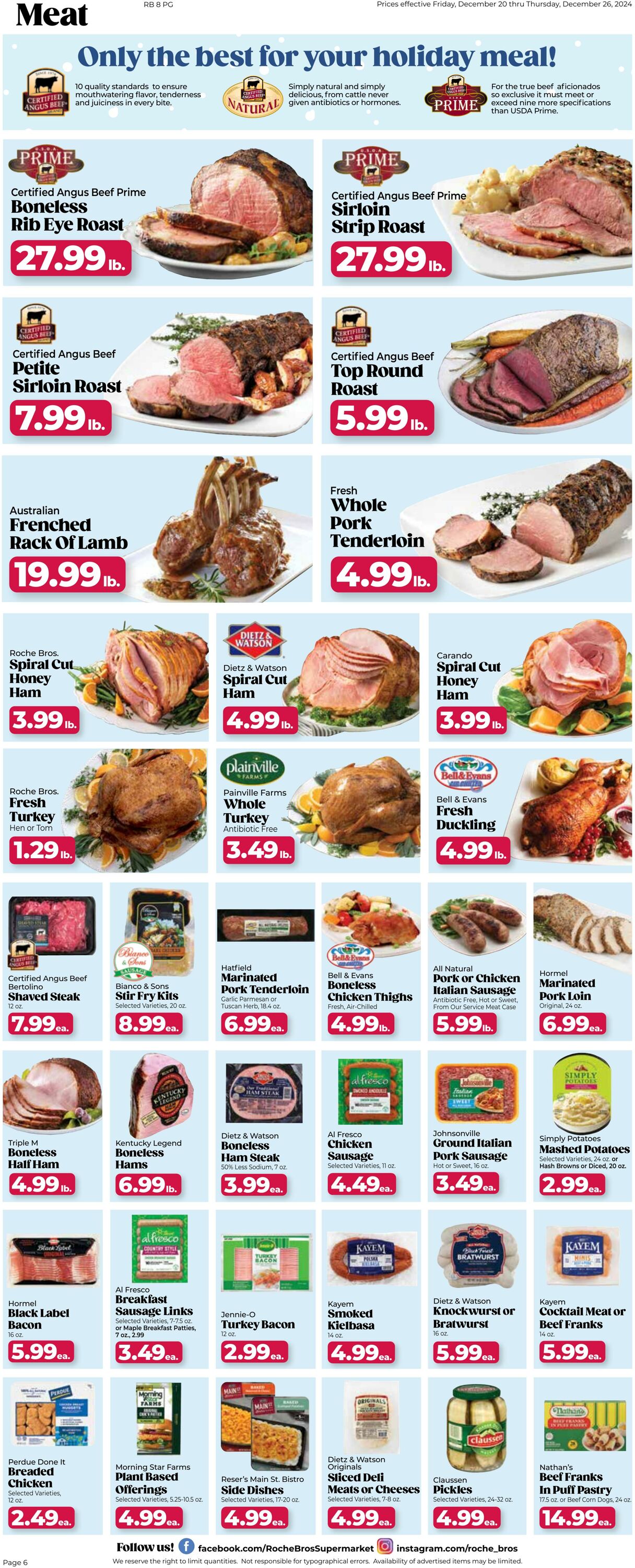 Weekly ad Roche Bros 12/20/2024 - 12/26/2024