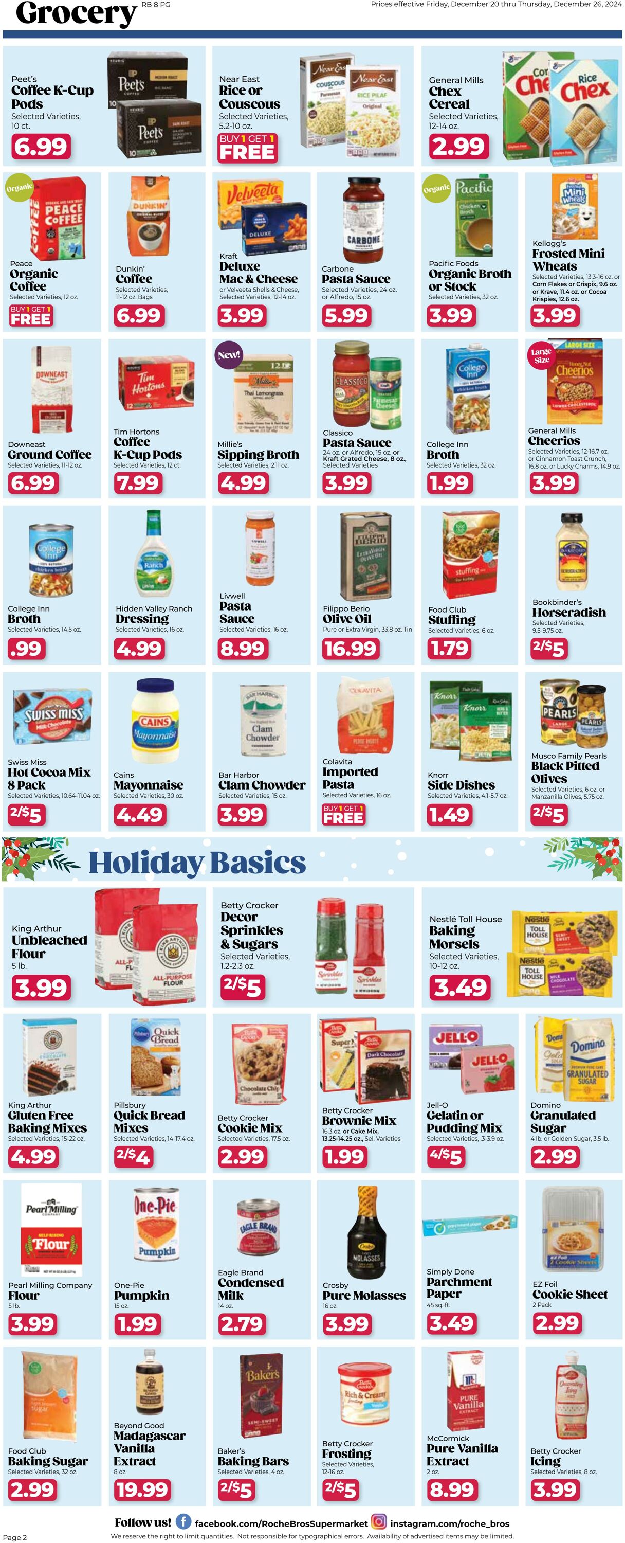 Weekly ad Roche Bros 12/20/2024 - 12/26/2024