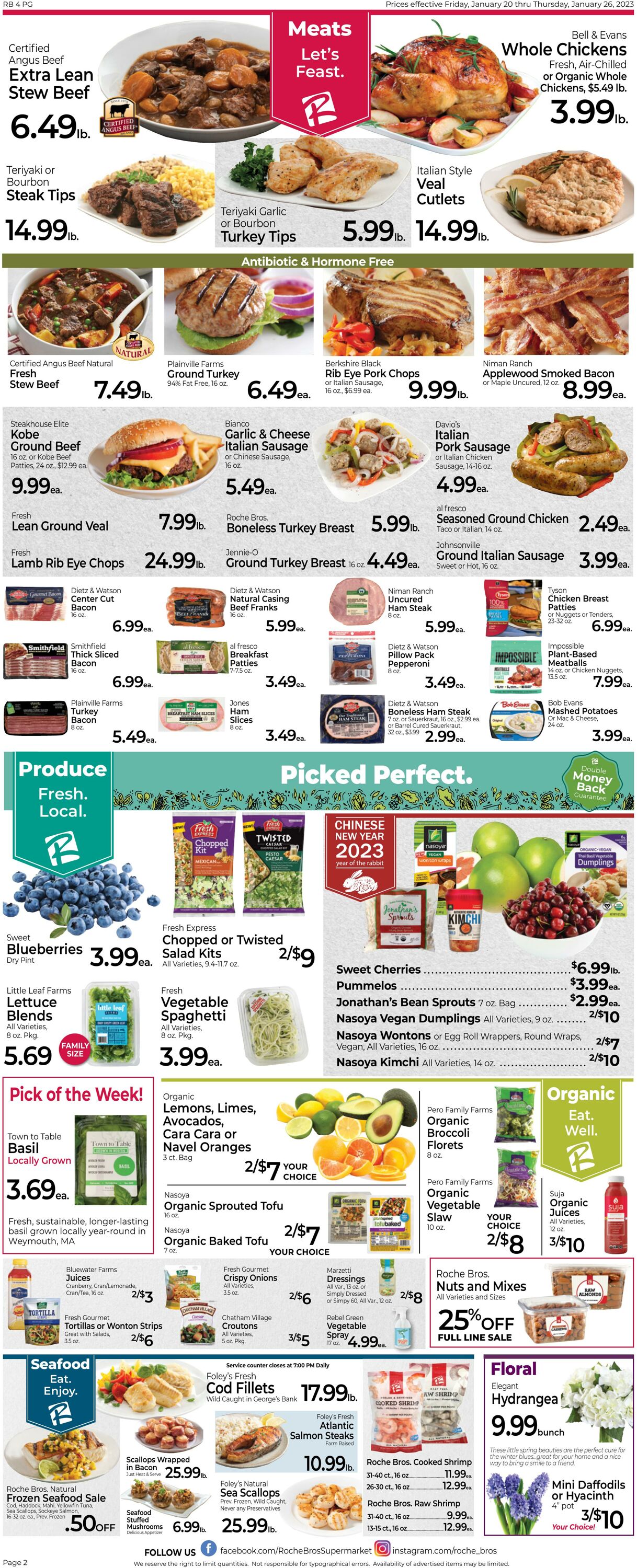 Weekly ad Roche Bros 01/20/2023 - 01/26/2023