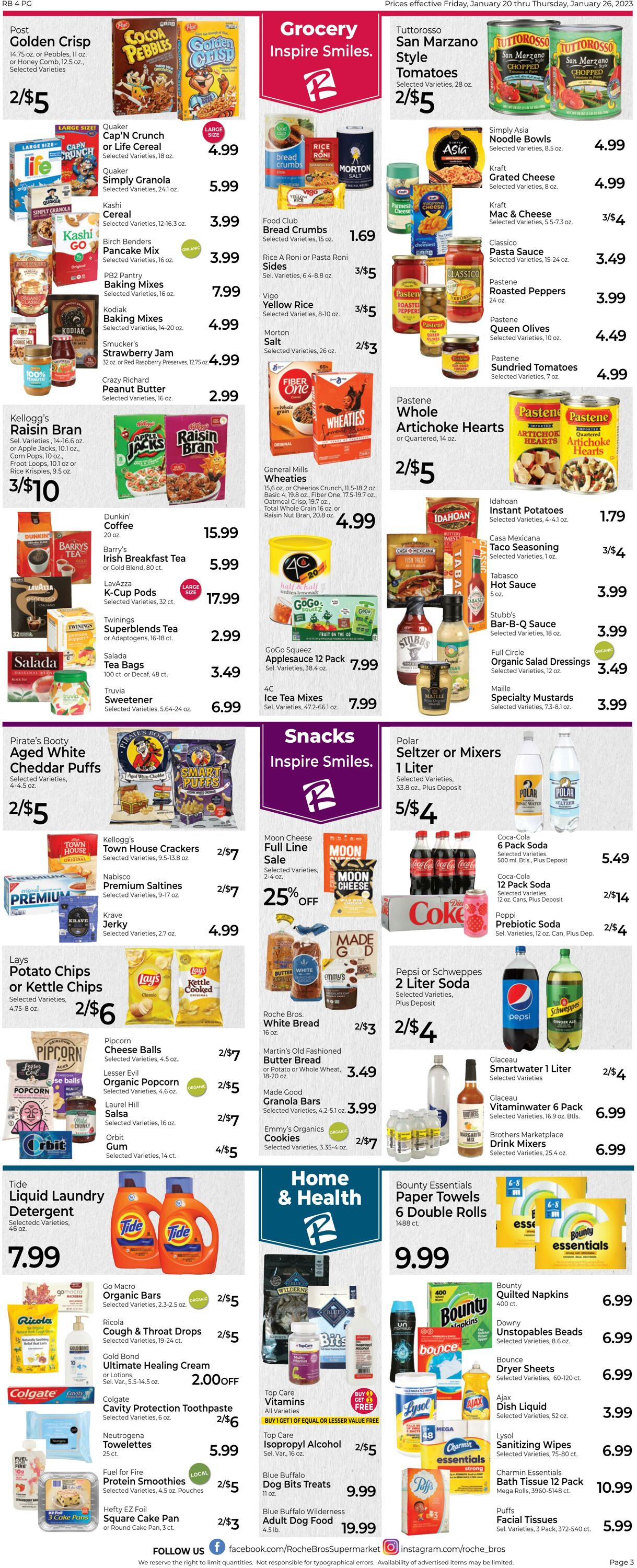Weekly ad Roche Bros 01/20/2023 - 01/26/2023