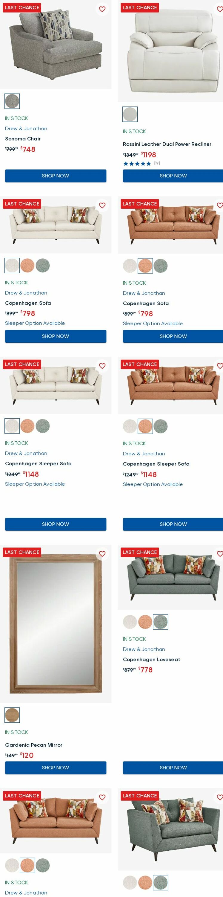 Weekly ad Rooms To Go 08/16/2025 - 08/31/2025