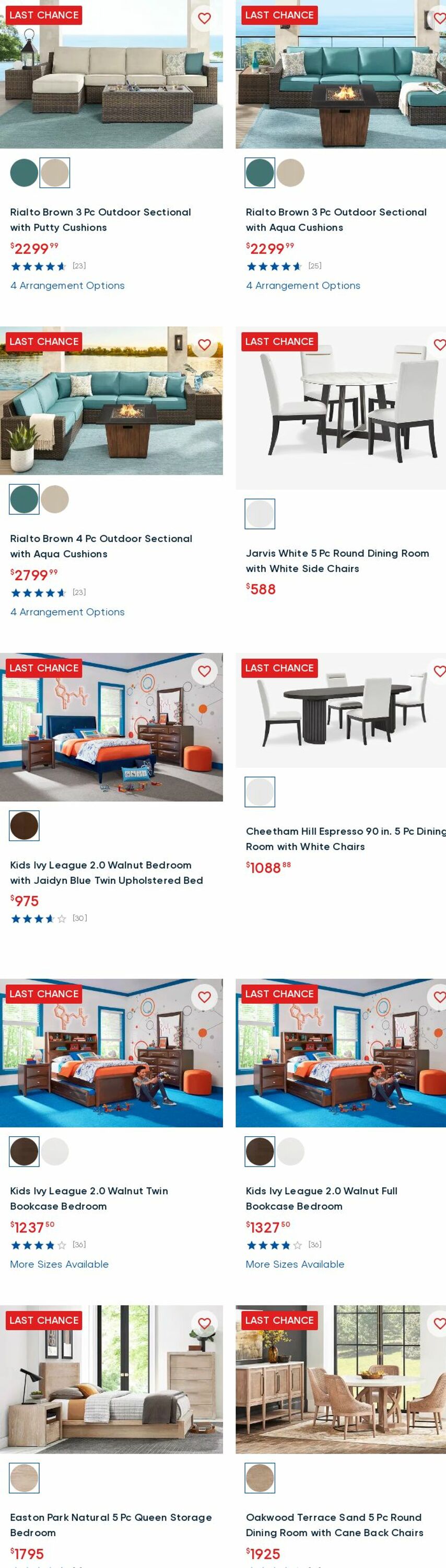 Weekly ad Rooms To Go 06/01/2025 - 06/16/2025