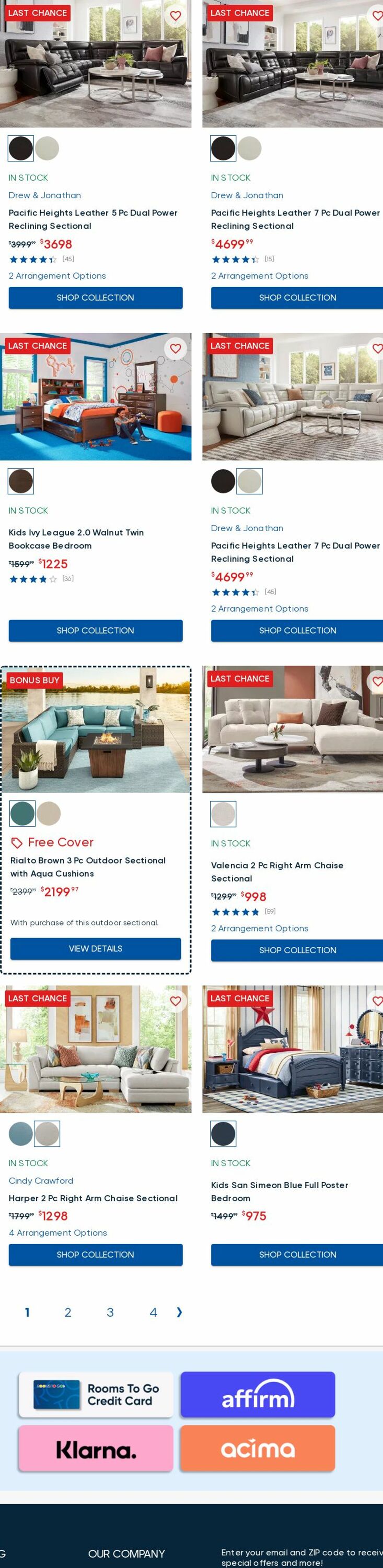 Weekly ad Rooms To Go 07/16/2025 - 07/31/2025
