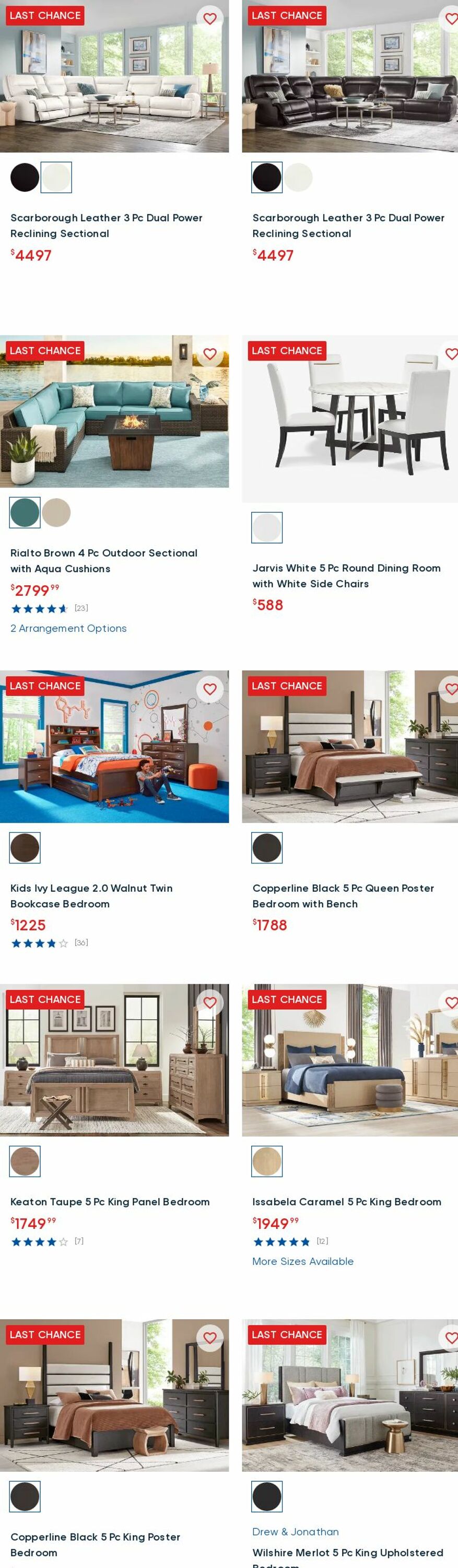 Weekly ad Rooms To Go 08/01/2025 - 08/16/2025