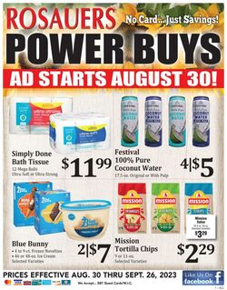 Weekly ad Rosauers 09/21/2022 - 09/27/2022