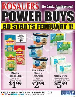 Weekly ad Rosauers 02/01/2023-02/28/2023