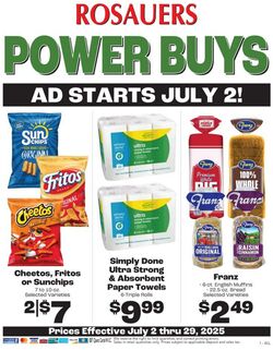 Weekly ad Rosauers 08/27/2025 - 09/02/2025