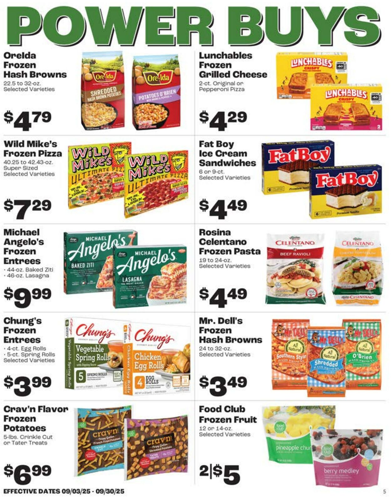 Weekly ad Rosauers 09/01/2025 - 09/30/2025