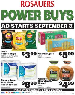 Weekly ad Rosauers 09/01/2025 - 09/30/2025