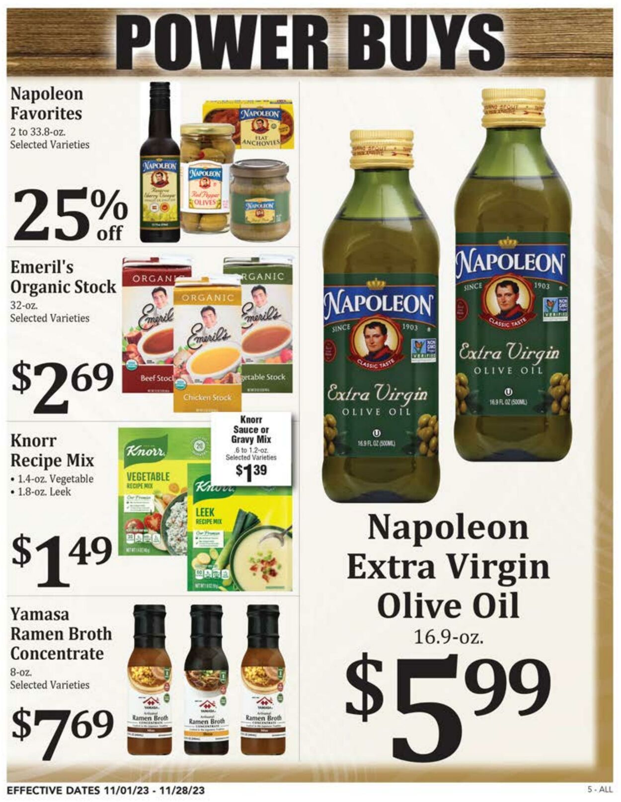 Weekly ad Rosauers 11/01/2023 - 11/30/2023