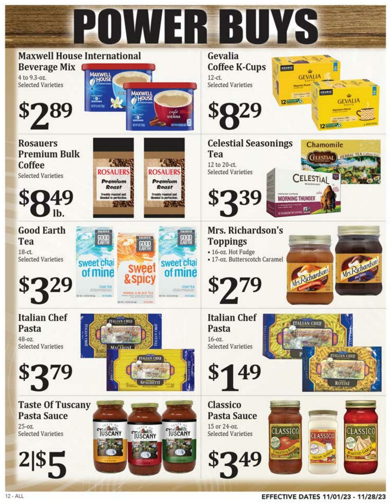 Weekly ad Rosauers 11/01/2023 - 11/30/2023