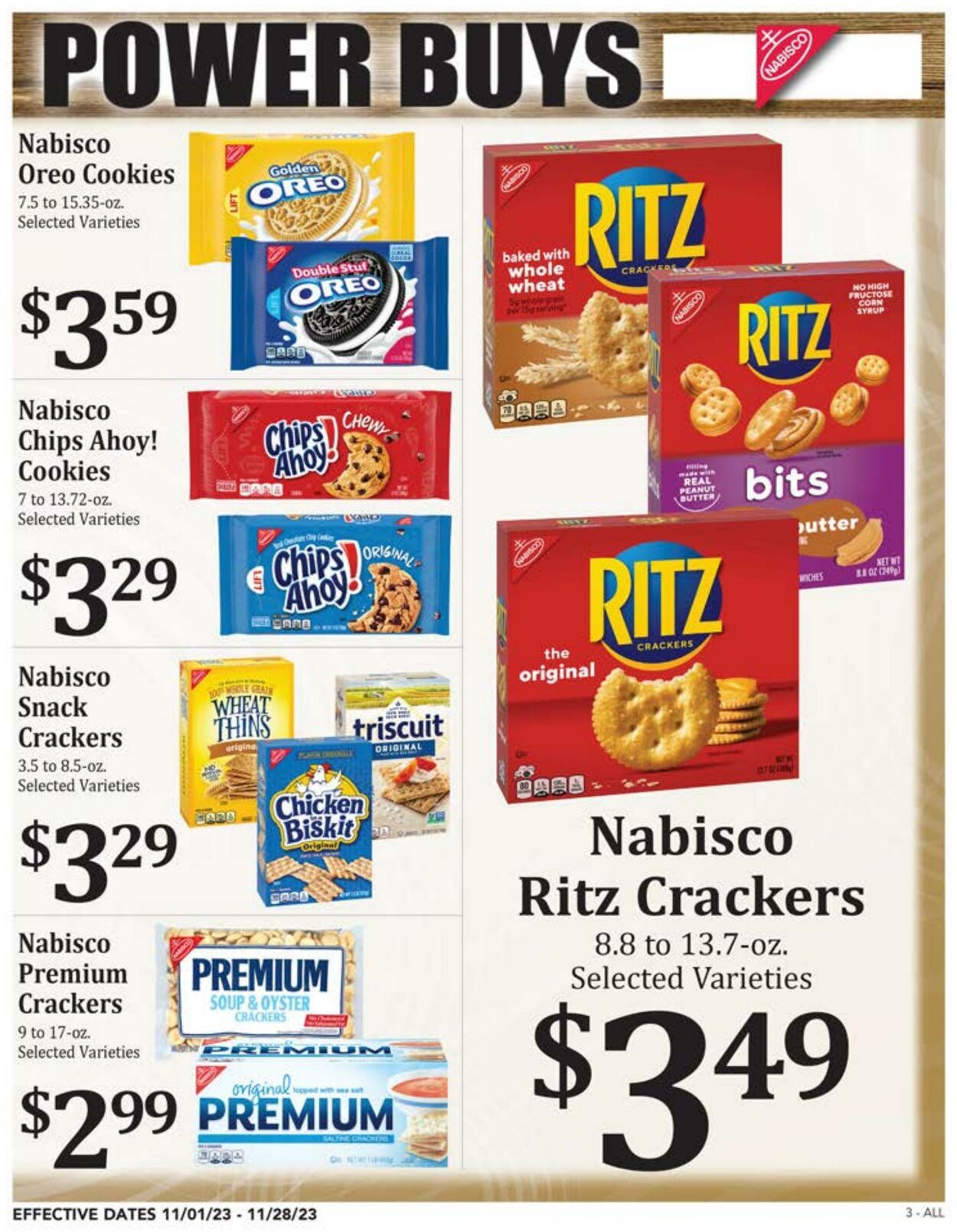 Weekly ad Rosauers 11/01/2023 - 11/30/2023