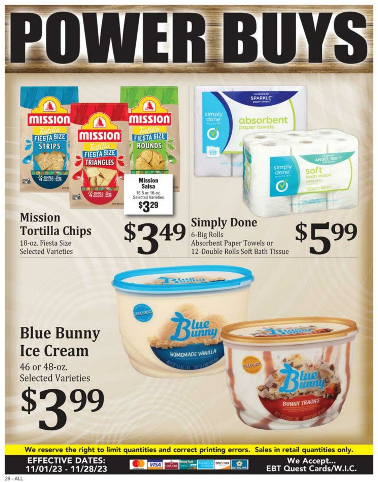 Weekly ad Rosauers 11/01/2023 - 11/30/2023