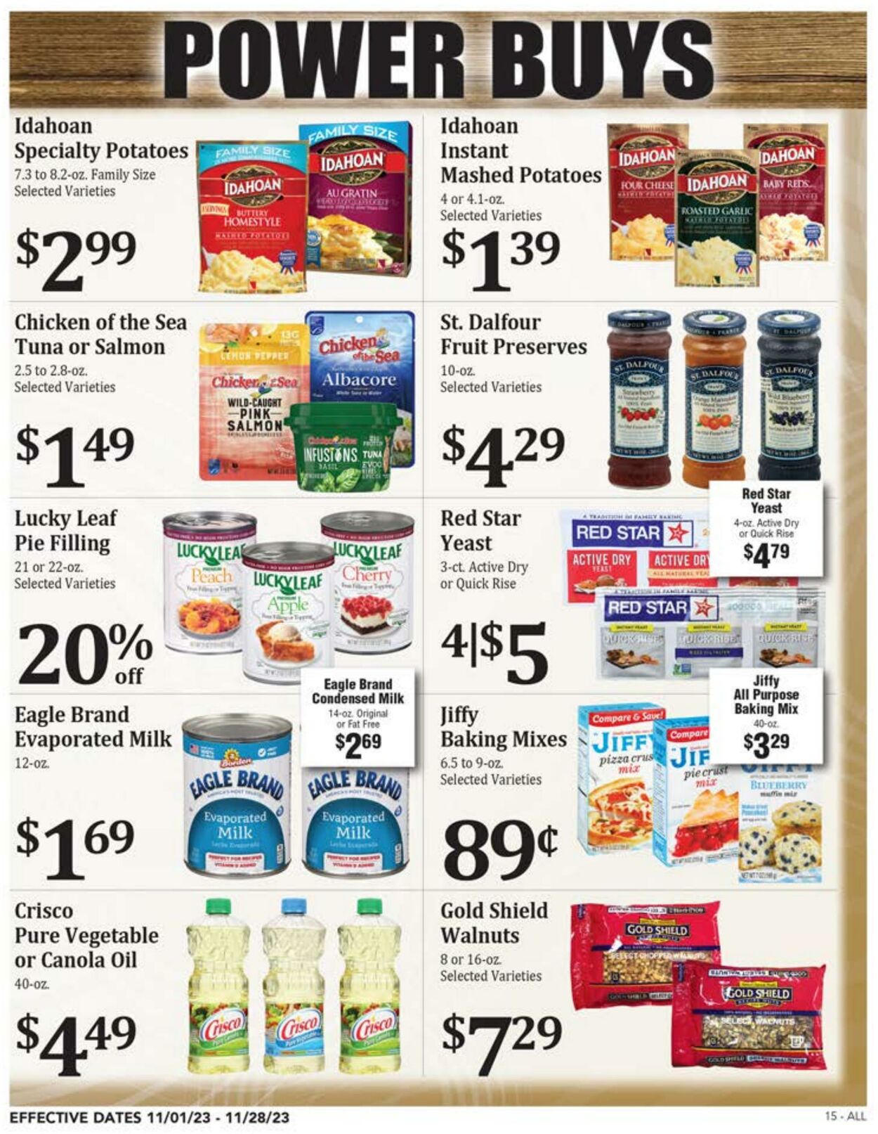 Weekly ad Rosauers 11/01/2023 - 11/30/2023