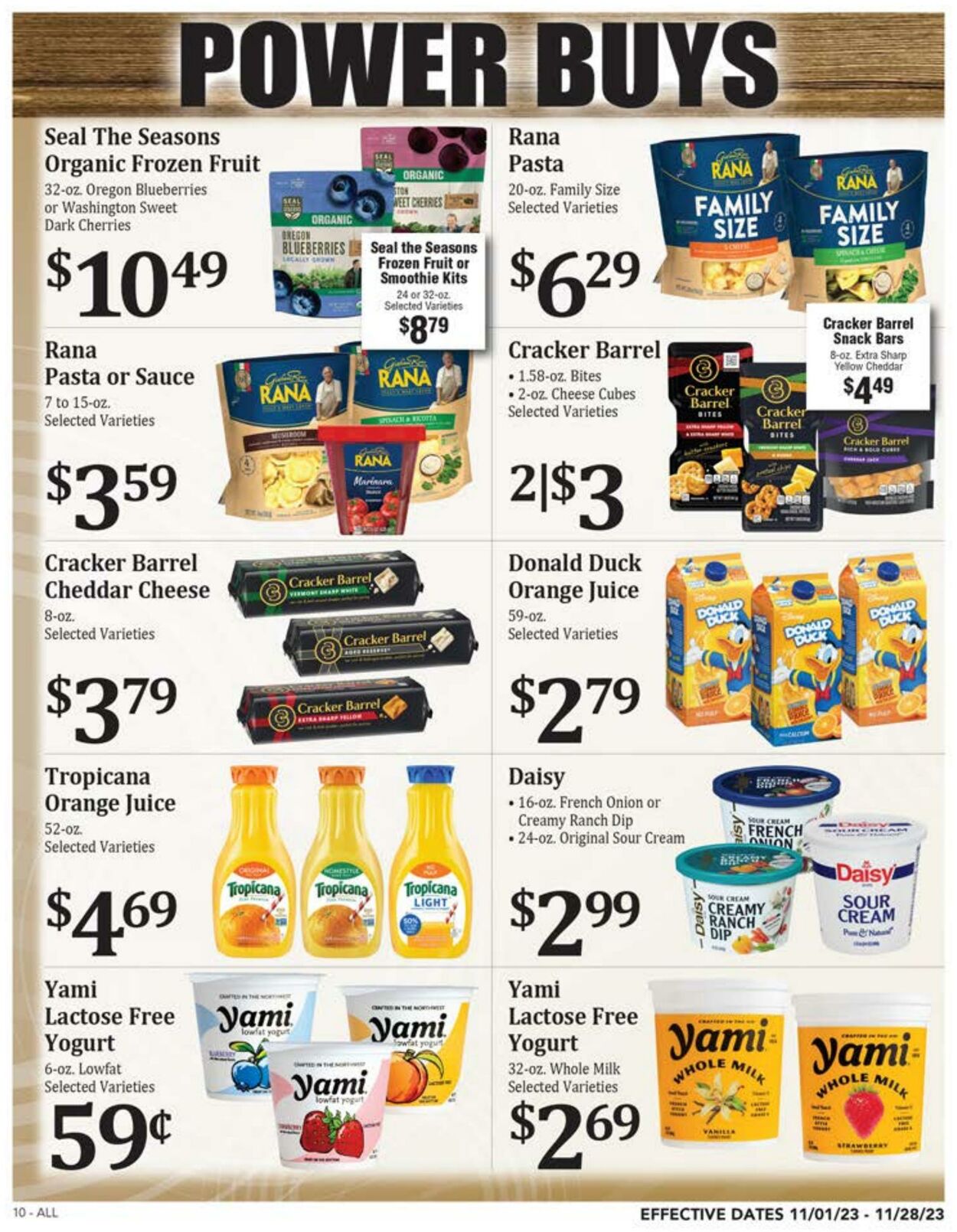 Weekly ad Rosauers 11/01/2023 - 11/30/2023