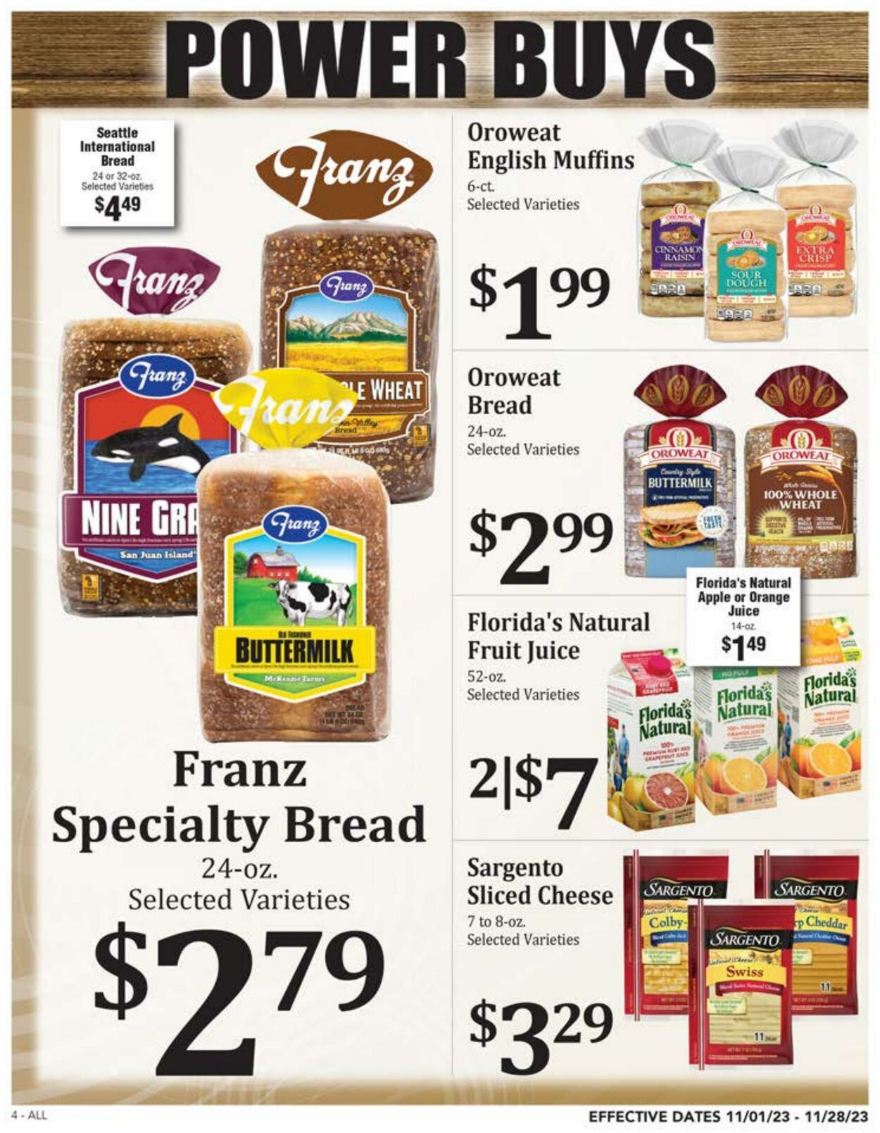 Weekly ad Rosauers 11/01/2023 - 11/30/2023