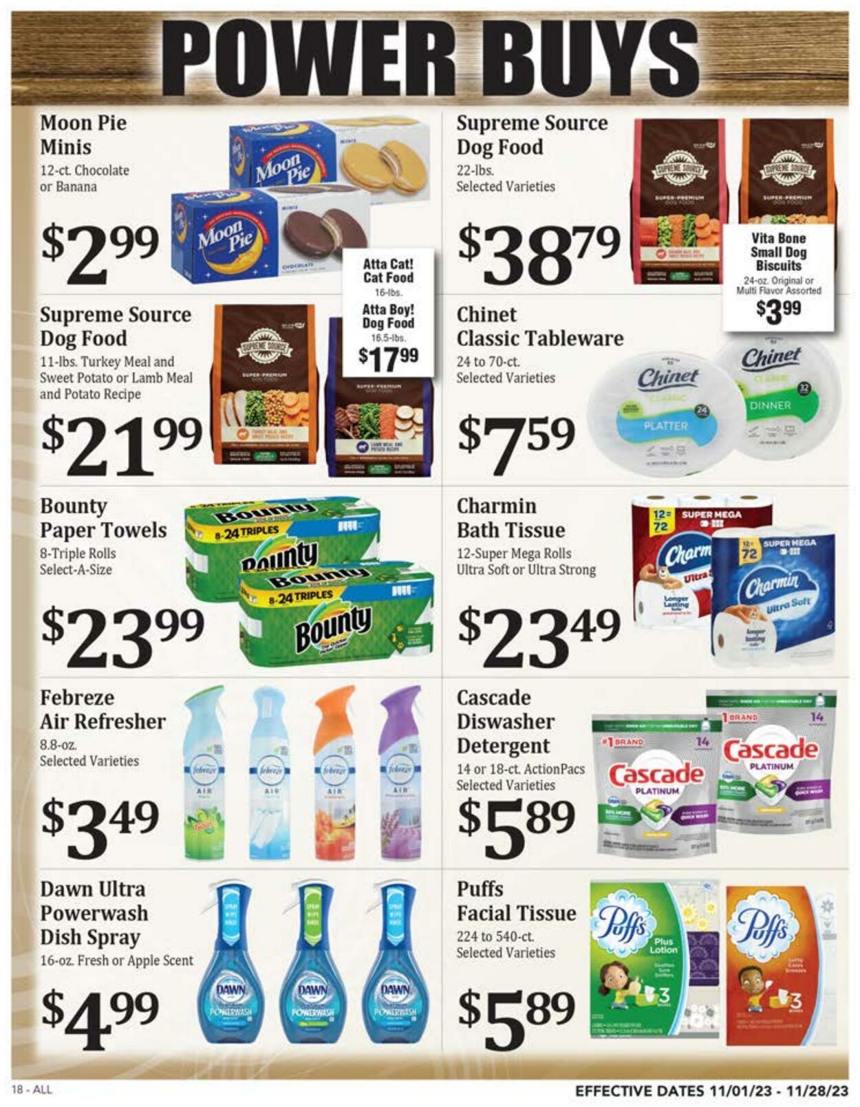 Weekly ad Rosauers 11/01/2023 - 11/30/2023