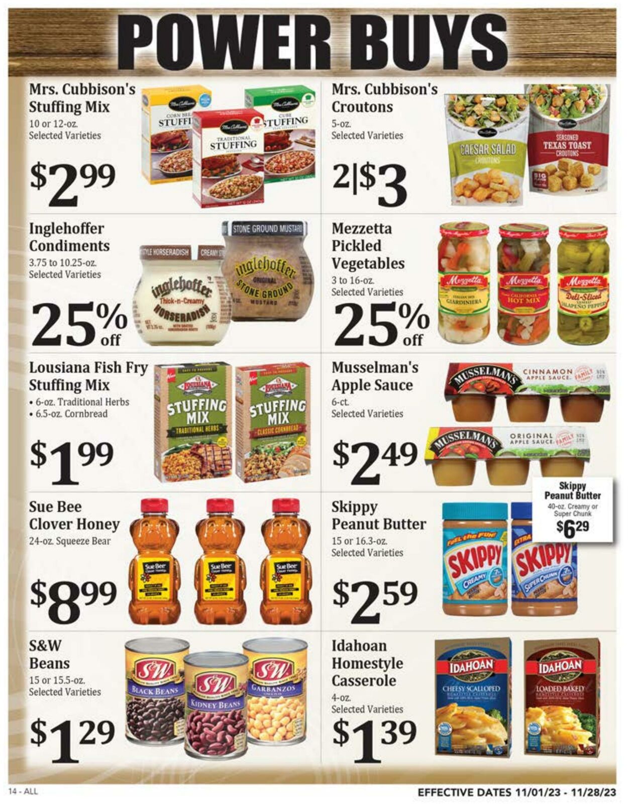 Weekly ad Rosauers 11/01/2023 - 11/30/2023