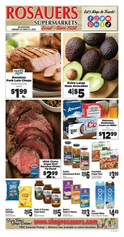 Weekly ad Rosauers 01/25/2023-01/31/2023