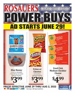 Weekly ad Rosauers 06/29/2022-08/02/2022