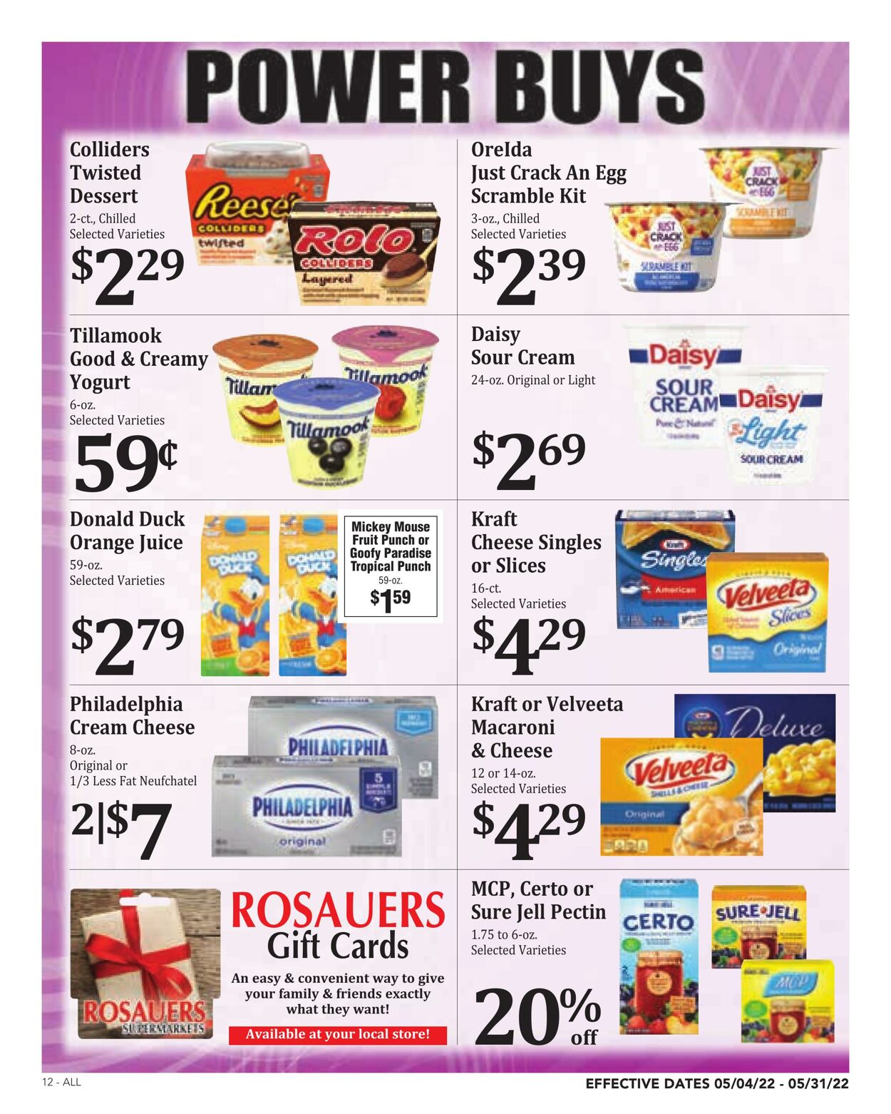 Weekly ad Rosauers 05/04/2022 - 05/31/2022