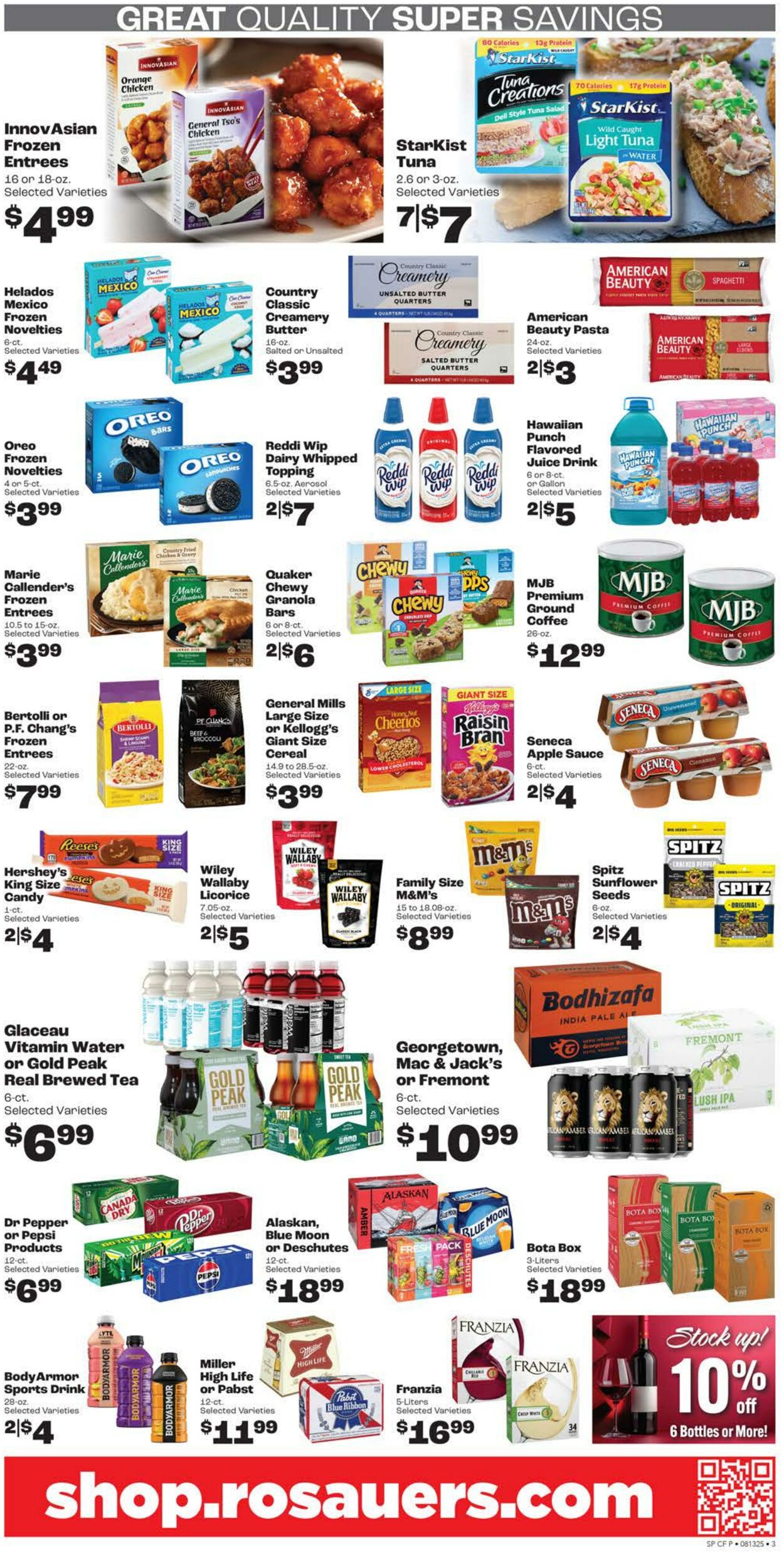 Weekly ad Rosauers 08/13/2025 - 08/19/2025